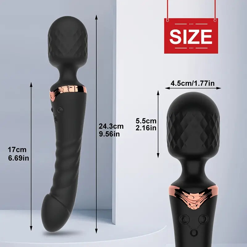 Deluxe masażer, stymulator łechtaczki, dopochwowy, 10 trybów, 4 kolory, silikonowy