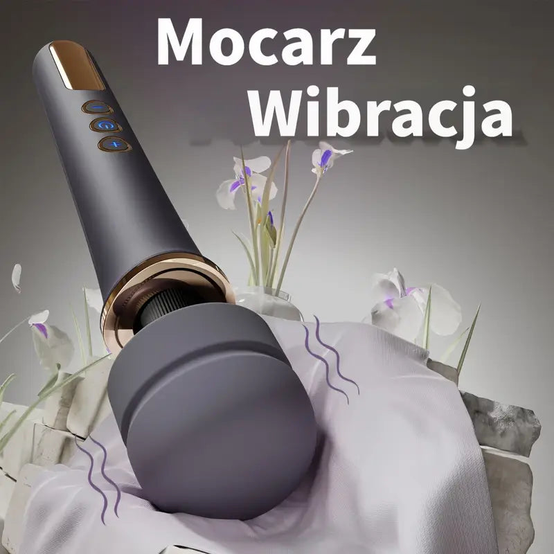 Duży masażer łechtaczki z mocnymi wibracjami