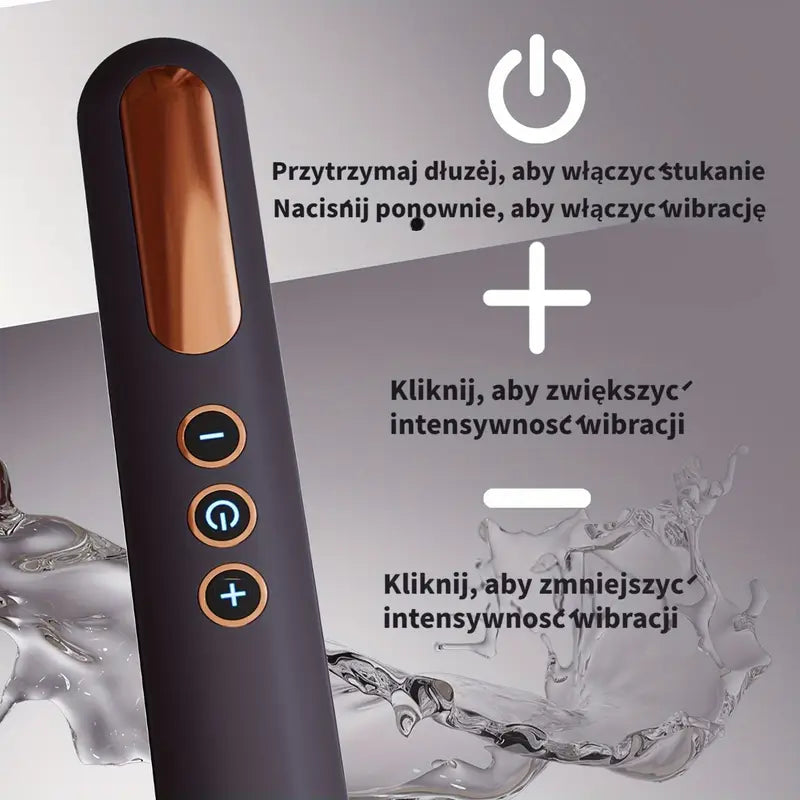 Duży masażer łechtaczki z mocnymi wibracjami