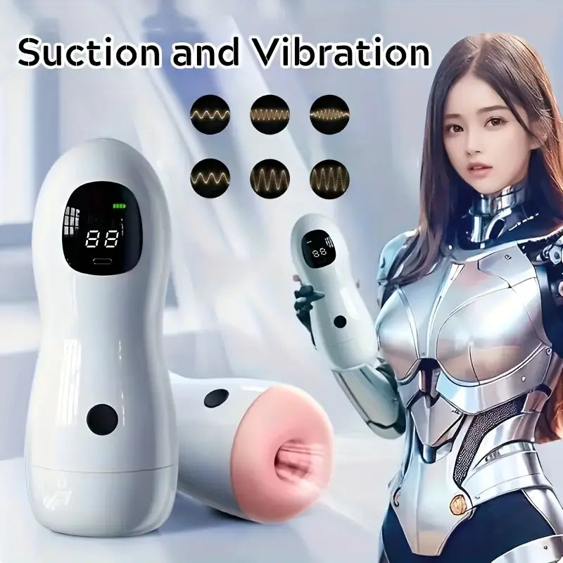 Automatyczny masturbator męski z 9 trybami wibracji