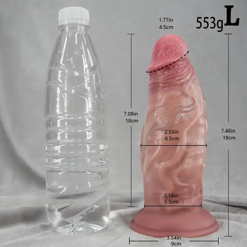 Duże realistyczne dildo z przyssawką 3 rozmiary