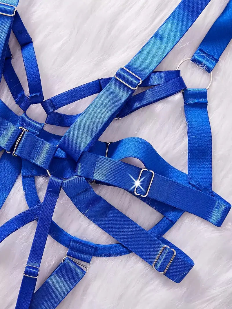 Sexi materiałowe body dla odważnej kobiety, 3 kolory, XS-XXL
