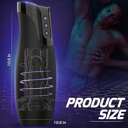 Masturbator Wibrator Męski 3D