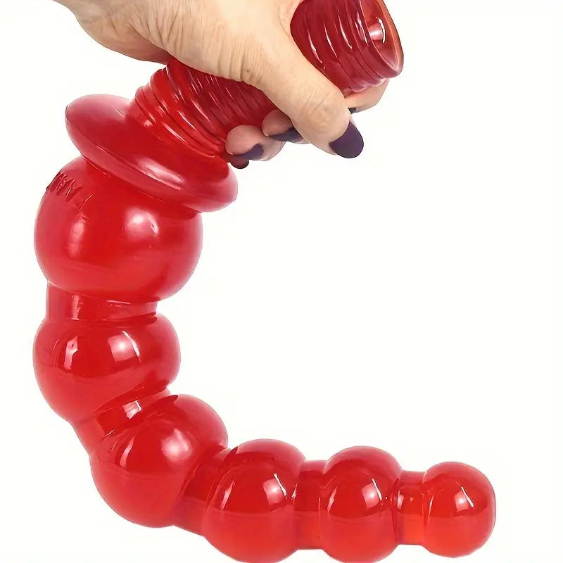 Dildo kulki z rękojeścią, 4 kolory <3,2-6,2/25cm>