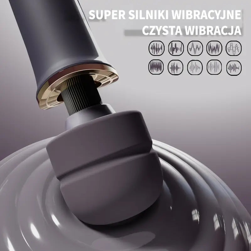 Duży masażer łechtaczki z mocnymi wibracjami