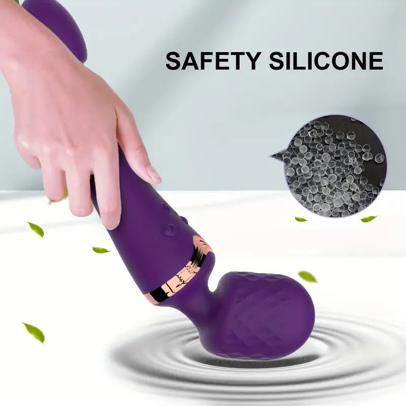 Deluxe masażer, stymulator łechtaczki, dopochwowy, 10 trybów, 4 kolory, silikonowy
