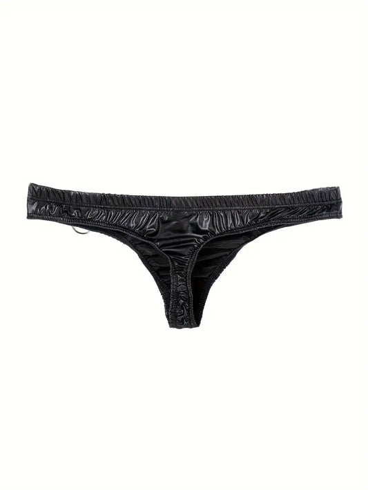Stringi męskie z metalowym kółkiem, M-XXL