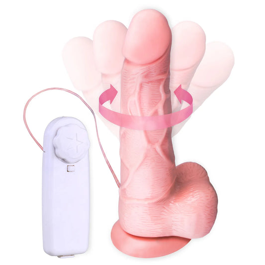 Wibrator, Penis Wibrujący Z Obrotem Rotacyjnym