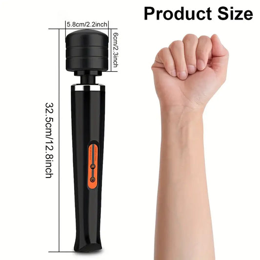 Masażer łechtaczki AV z 10 poziomami intensywności, 2 kolory  <32,5cm>