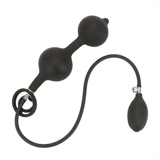 Pompowane 2 kulki analne   <śr.max.10cm>