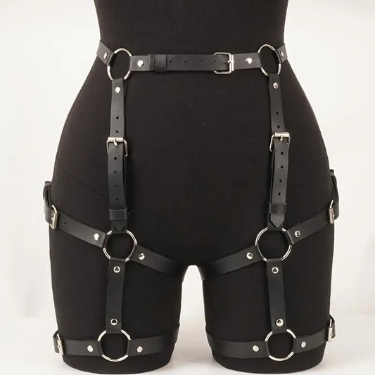 Harness damski na uda,2 paski, jeden regulowany rozmiar