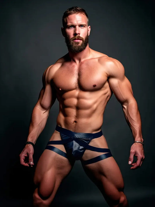 Jockstrapy Sexy Thong Briefs CZARNE, rozmiary S/M/L/XL