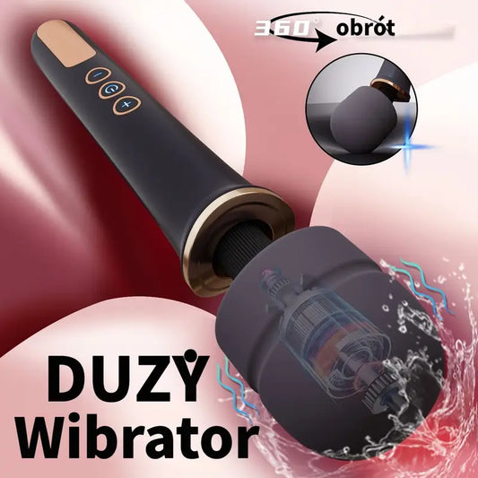 Duży masażer łechtaczki z mocnymi wibracjami