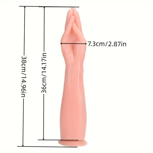 Super duża ręka, dildo z przyssawką, 2 kolory